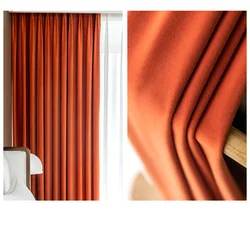 New design wool velvet curtain high quality bedroom living room velvet curtain