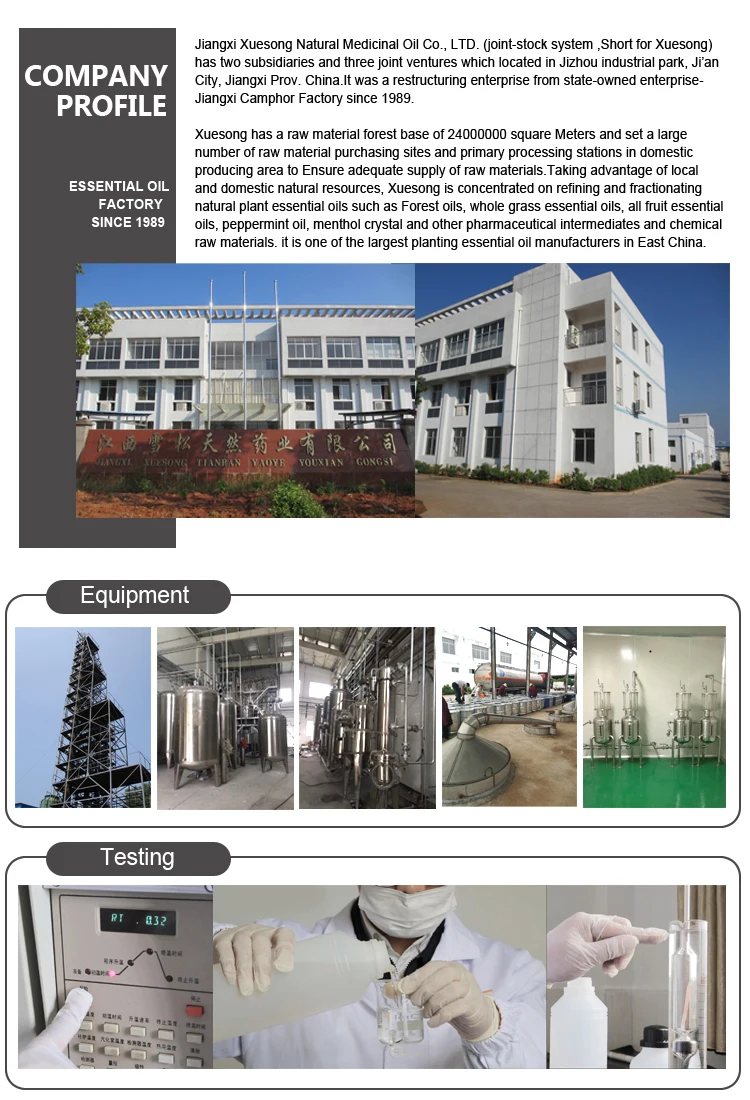 Factory Wholesale Bulk Free Sample Alpha-pinene Essential Oil 95% Concentration Best Price Manufacturer Herbal Extracts Essences