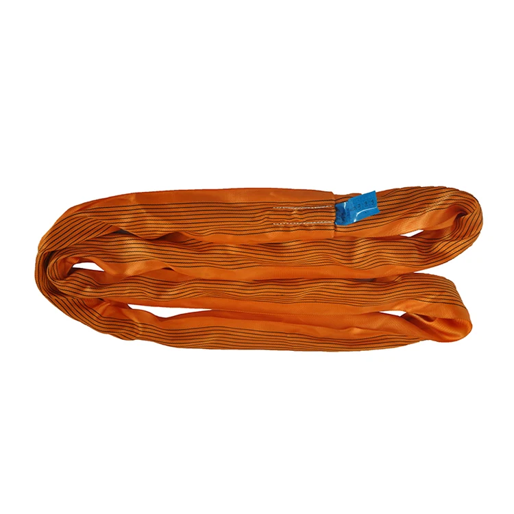 OEM длина мягкий красный 5 тонн круглый слинг фактор безопасности 6:1 7:1 8:1