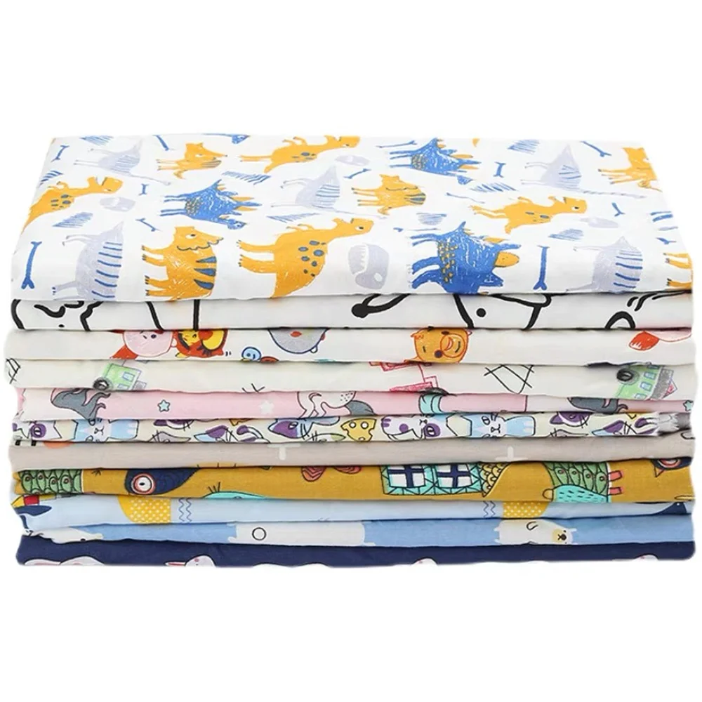 Gots certified organic cotton Organic cotton knit fabric Breathable kids fabric 100% cotton printed fabric for baby clothing