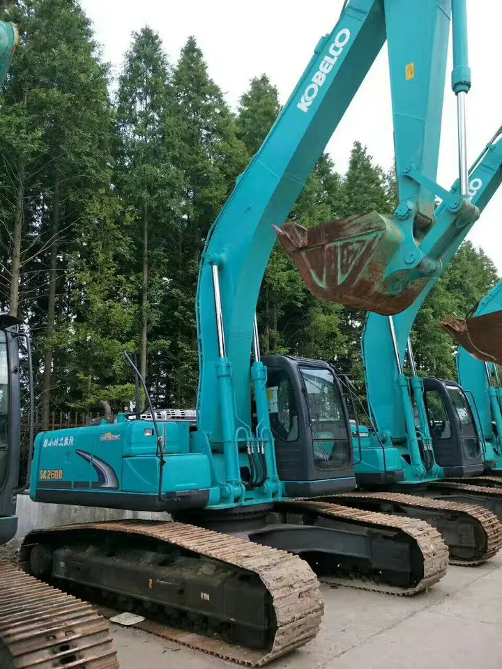 KOBELCO sk260D used excavator  High quality Hydraulic used  Kobelco SK210 sk350 sk380d crawler   Excavator