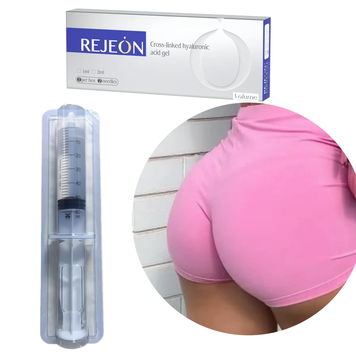 Лидер продаж, наполнитель для ягодиц с гиалуроновой кислотой для инъекций ягодиц, 100 мл плюс увеличение ягодиц