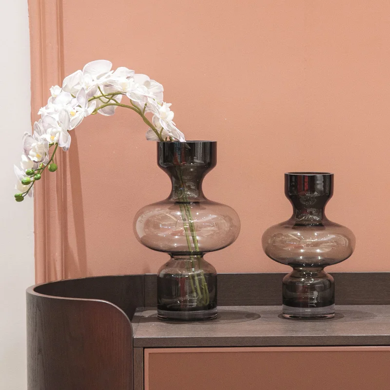 High Quality Home Decor Nordic Simple Handmade Glass Vase Hydroponics Vase Glass For The Dining Room