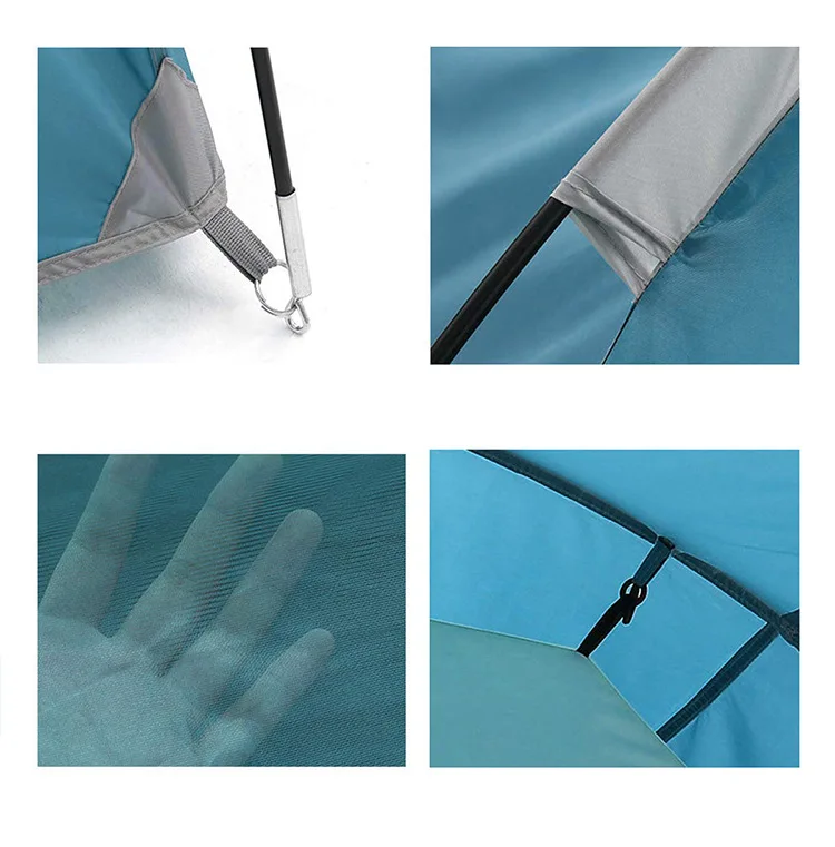 Outdoor LIPEAN Lear awning 1-2 people camping rain proof barbecue beach fishing field folding tent