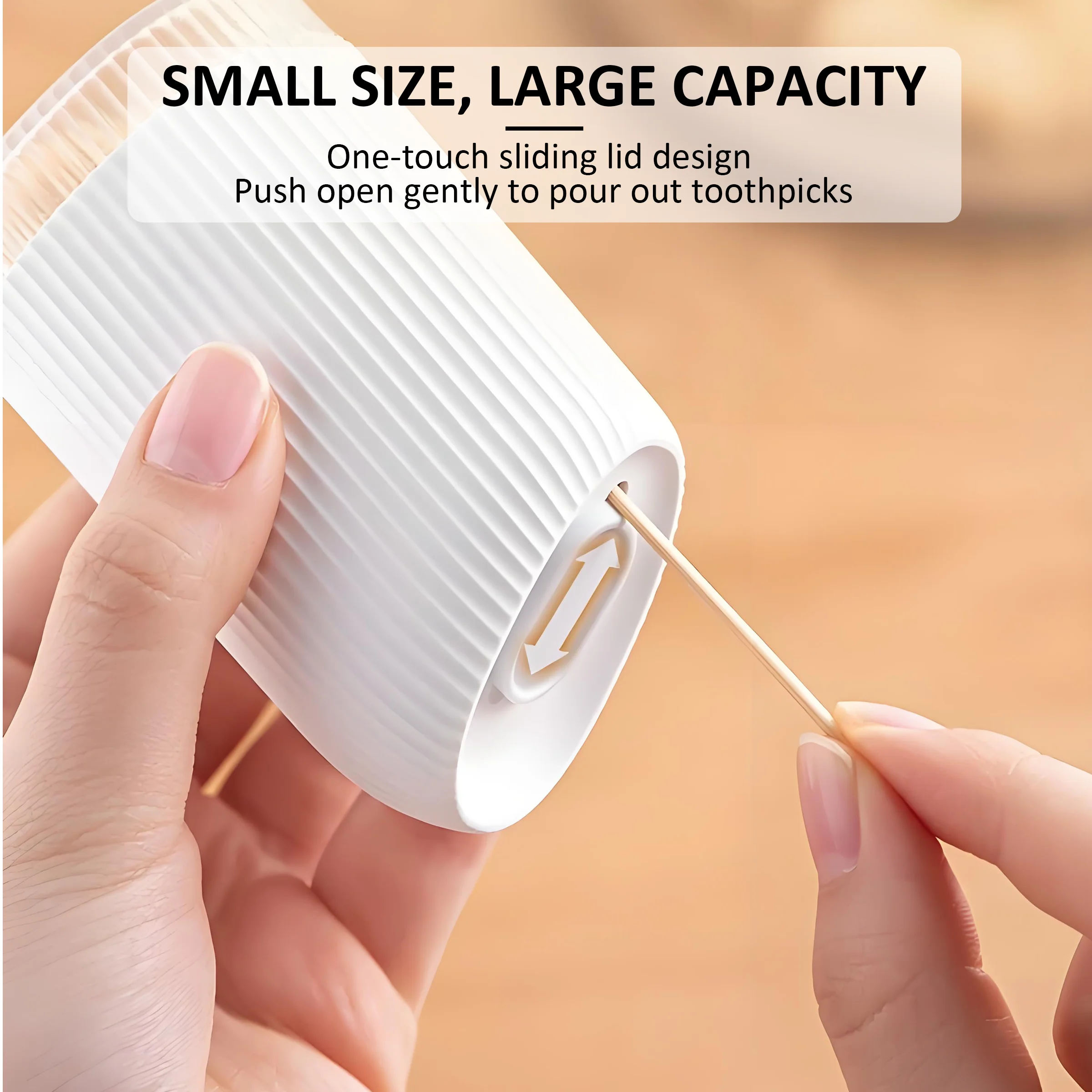 Hot Products Portable Plastic Toothpick Organiser Household Toothpick Holder Automatic Toothpick Dispenser Case