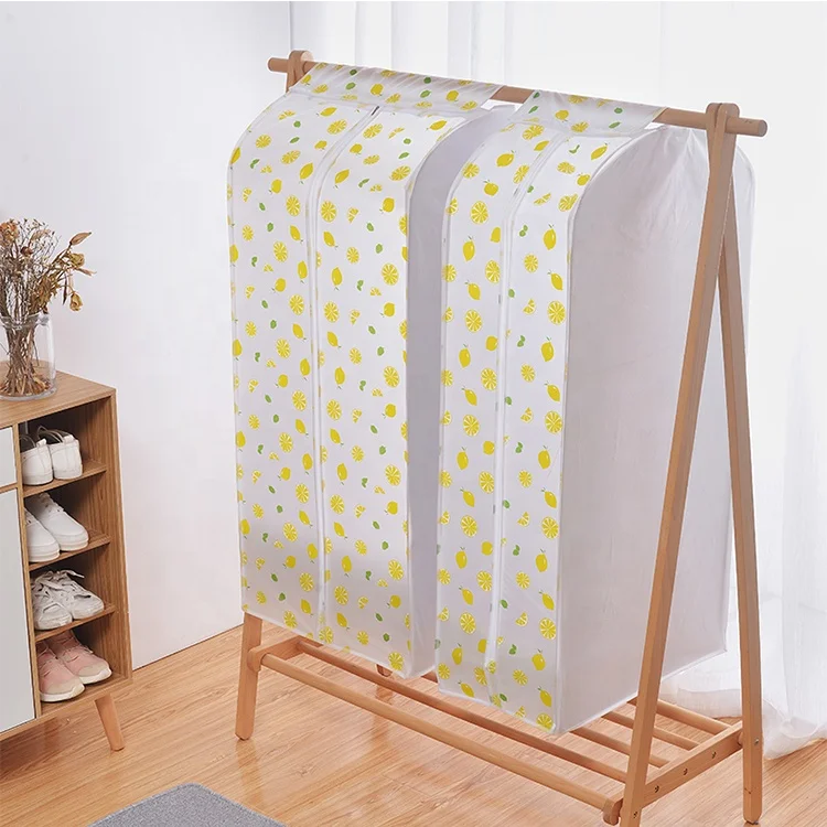 Customised garment bag for clothing white garment bag transparent golden supplier garment bag suit cover