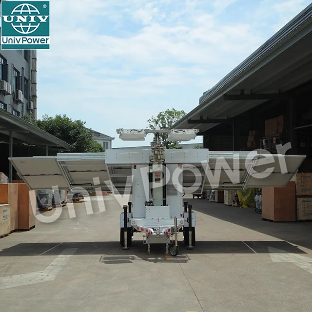 Alternative Energy Generators Solar Generator 2000w Trailer Optional Diesel Engine