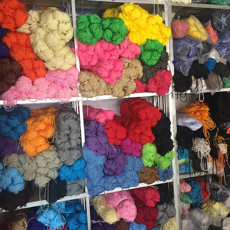 Manufacturers crochet knitting pp cord 3mm polyester braided cord