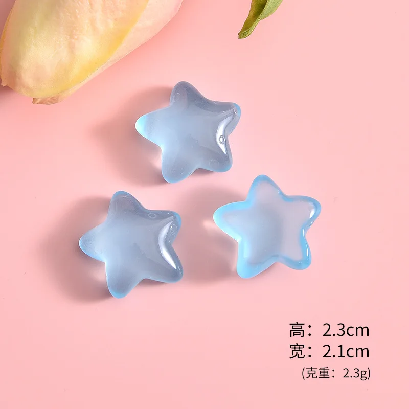 Glowing Resin Crystal Accessories Luminous Pond Beach Landscape Miniature Star Fish Tank Aquarium Decoration