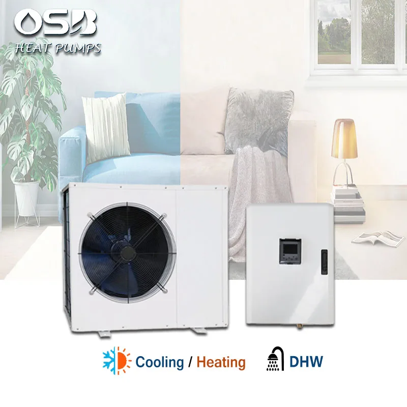R32 R410A Home Heating System Domestic Hot Water Split DC Inverter Air to Water Thermal Water Heater Pump Heatpump Thermopompe