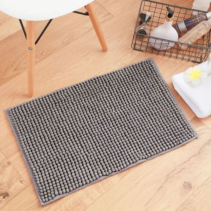 Hot Selling Anti-slip Floor Chenille Bathroom Rugs Mat