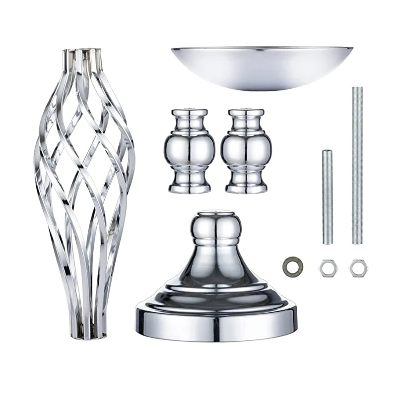 Versatile Metal Flower Arrangement Stand for Wedding Party Dinner Centerpiece, Pillar Candles Holder For Home Decor