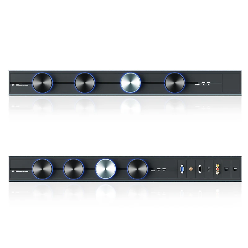  Universal Desktop Wall Multifunction plug power strip track rail