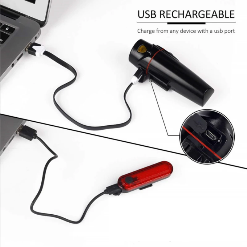  Заводская розетка многорежимный USB Перезаряжаемый задний фонарь умные светодиодные комплекты велосипедные