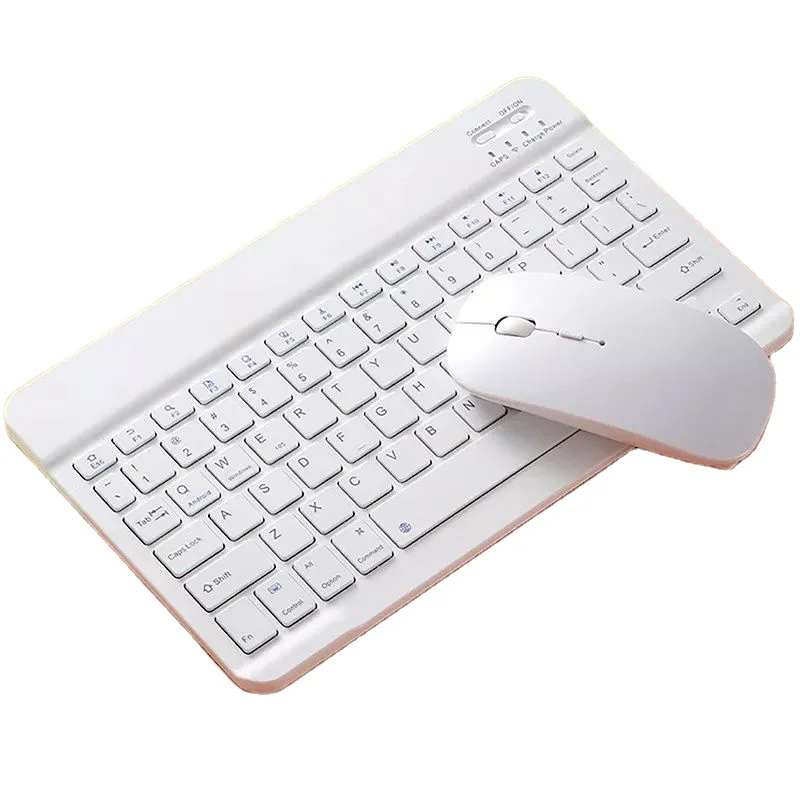 10inch Tablet PC Keyboard Mini Wireless Keyboard And Mouse Rechargeable For iPad Phone Laptop keyboard