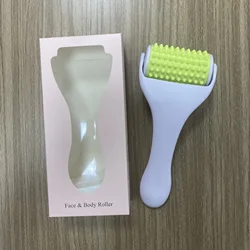 Skin Care Newest  Machine Ice Roller with Silicone  Roller Head for Tighten the Skin and Reduce Eyes Strain