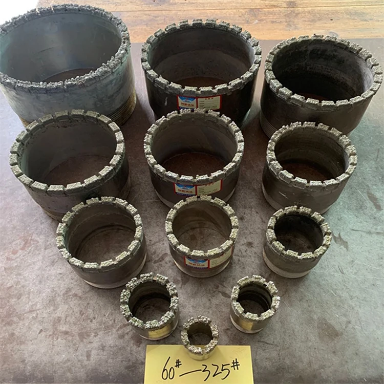 Manufacturer Custom Various Size 92mm Natural Rock Core Sample Diamond Drill Barrel Medium Mining Drill Bits