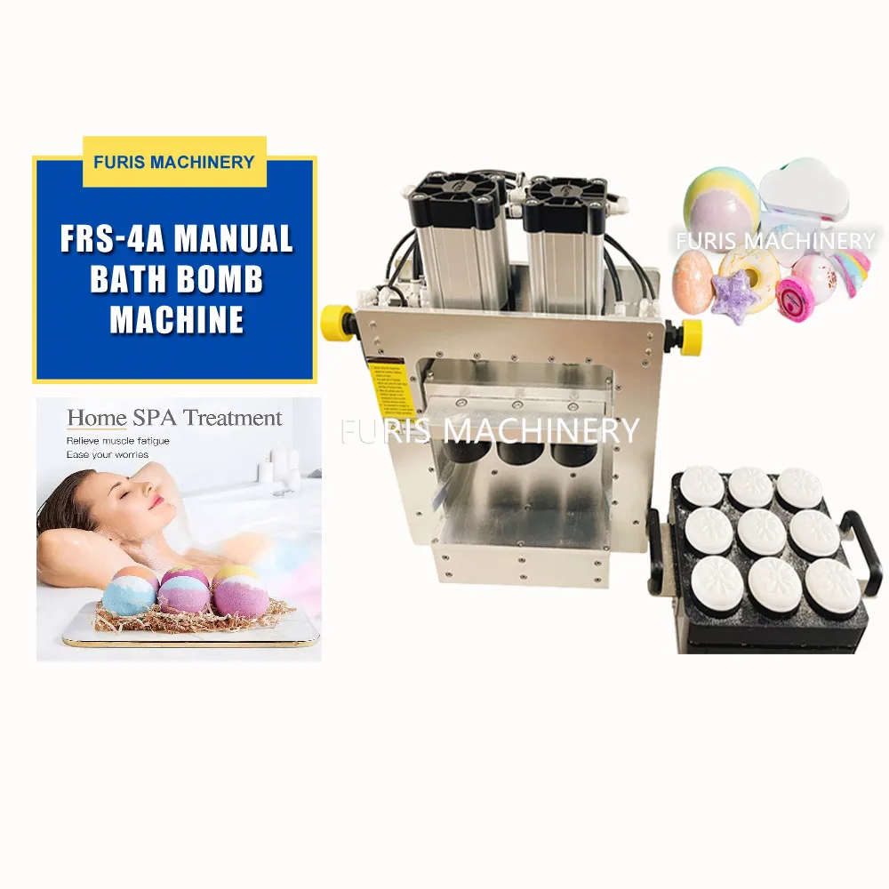 Multi Press Machine for Bath Bomb Balls Fizzy Shower steamers Shampoo bars Customized Mold Pneumatic Hydraulic Machine