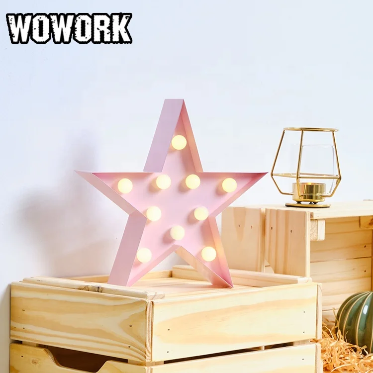 Wowork 3V по заказу покупателя ручная работа металлический каркас Тыква декор настенные светильники для Хэллоуина