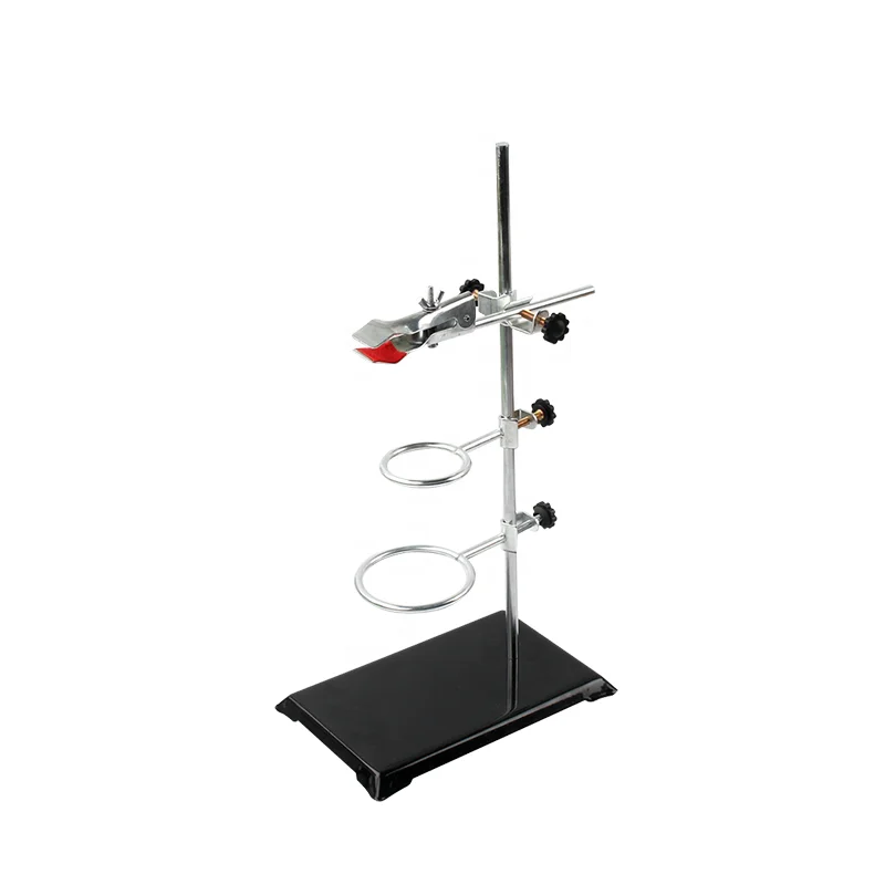 laboratory ring 30cm retort iron stand with flask clamp clip