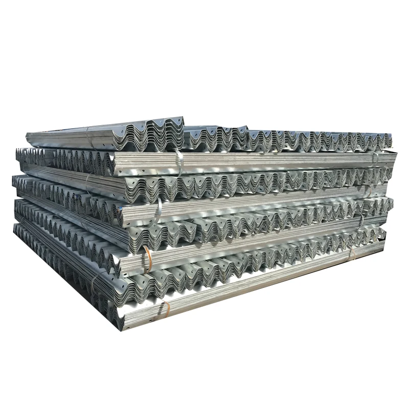Traffic Guard Rail Highway High Speed Barrier High Speed Crash Barrier Highway Guardrail Galvanized Steel W Beam Road Guardrail