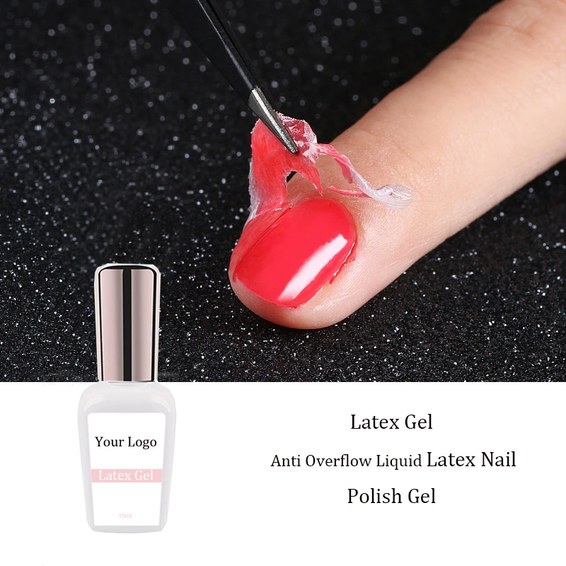 Factory Price OEM Nail Tool Oil Glue Anti-spilling Peeling Liquid Tape White Latex Gel Primer Skin Defender Gel Oil