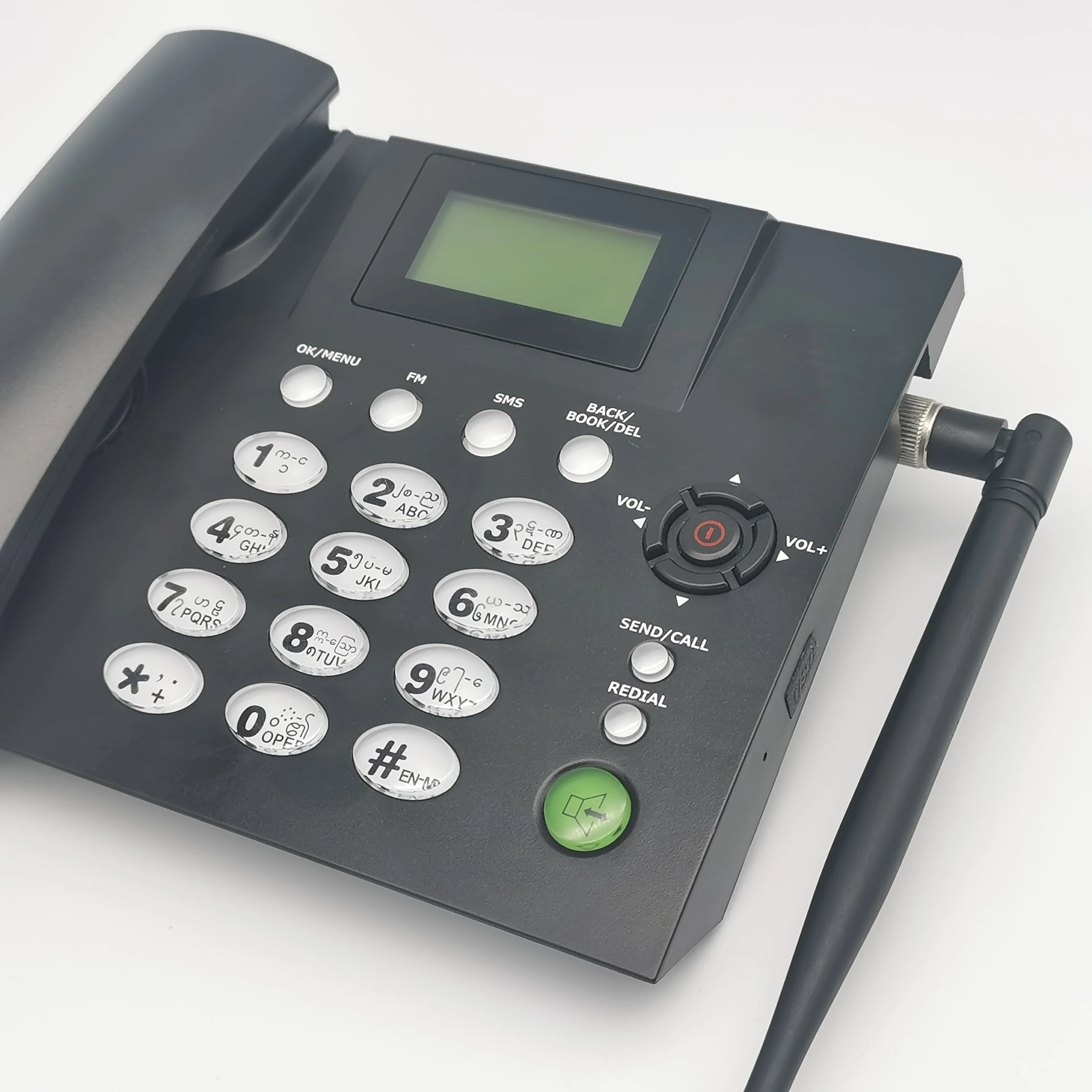 Factory Hot Sale Single Or Dual Sim Card Speed Dial 2g Fixed Wireless Phone For Home