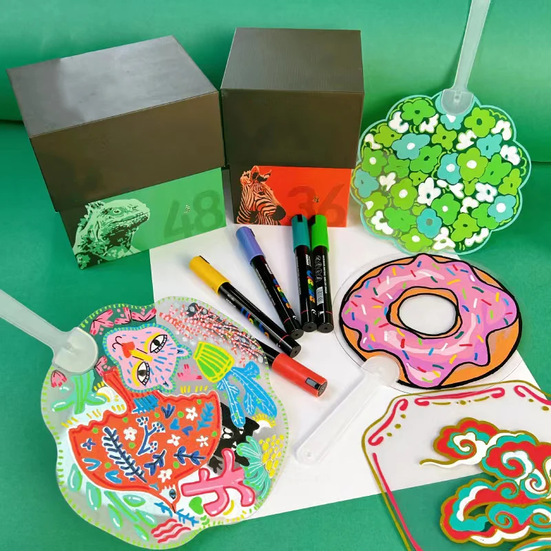 Non toxic color ink acrylic color marker colorful art marker pen set for school children