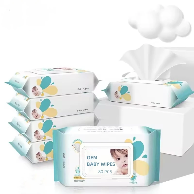 Top quality wholesale baby wipes soft and skincare newborn wipes organic wet wipes