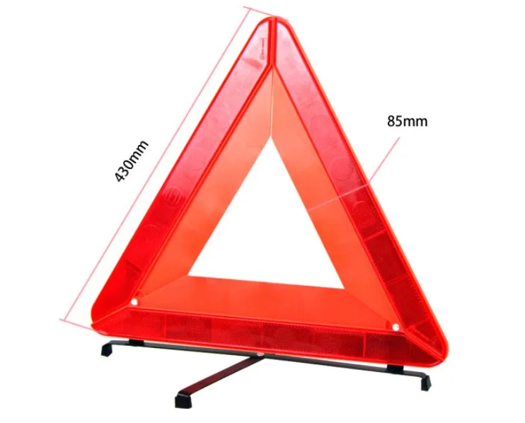 High visibility safety road signs reflective warning triangle emergency tools