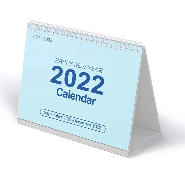 full English 2022 desk calendar with US,UK,Germany,Canada,Mexico holiday