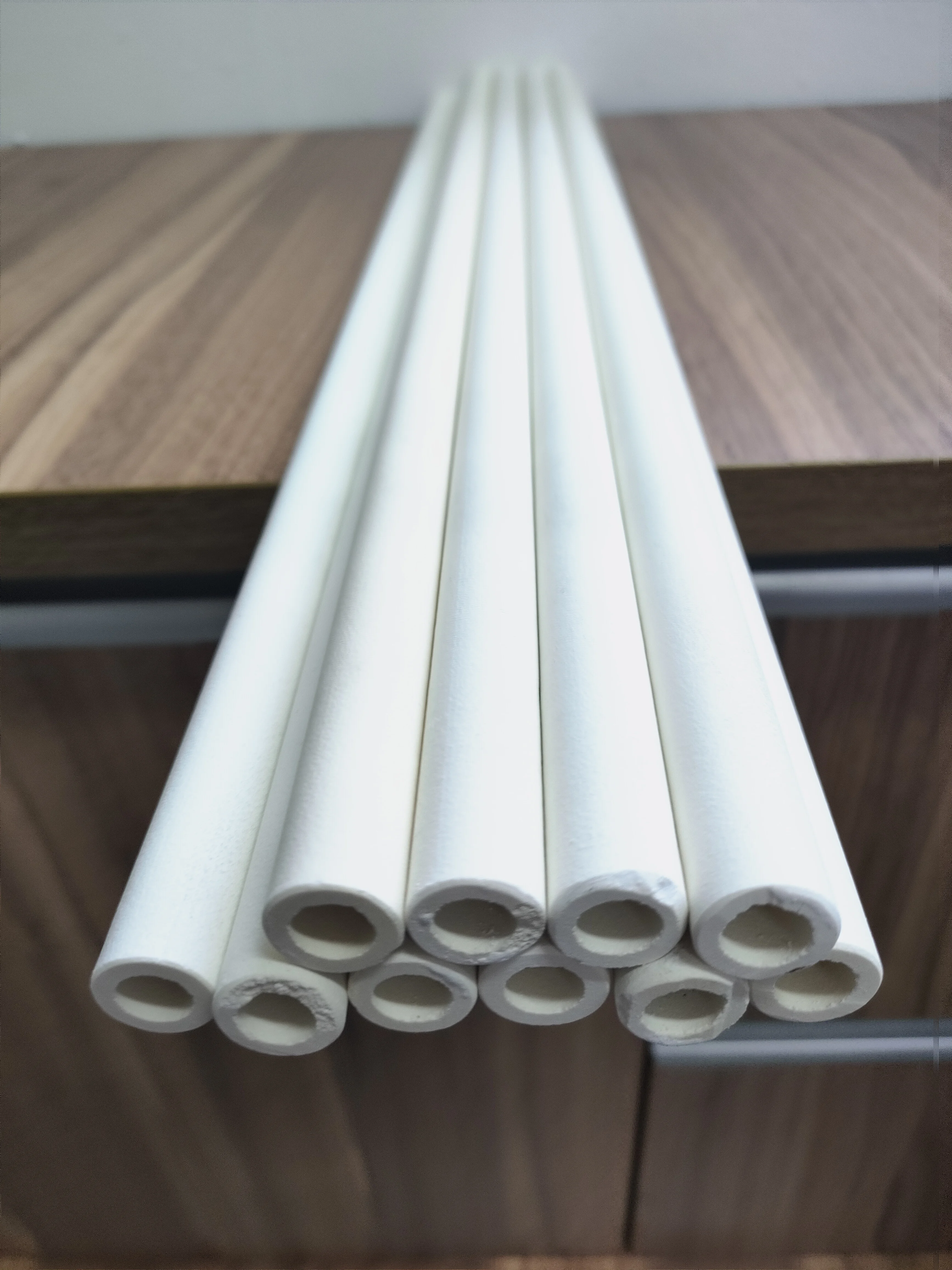 alumina ceramic tube refractory insulation hollow pipe