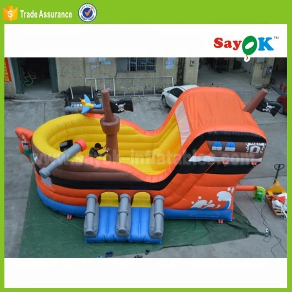 Giant Inflatable Pirate Slide Kids Bouncers Jumpers Used Bouncy Castles For Sale
