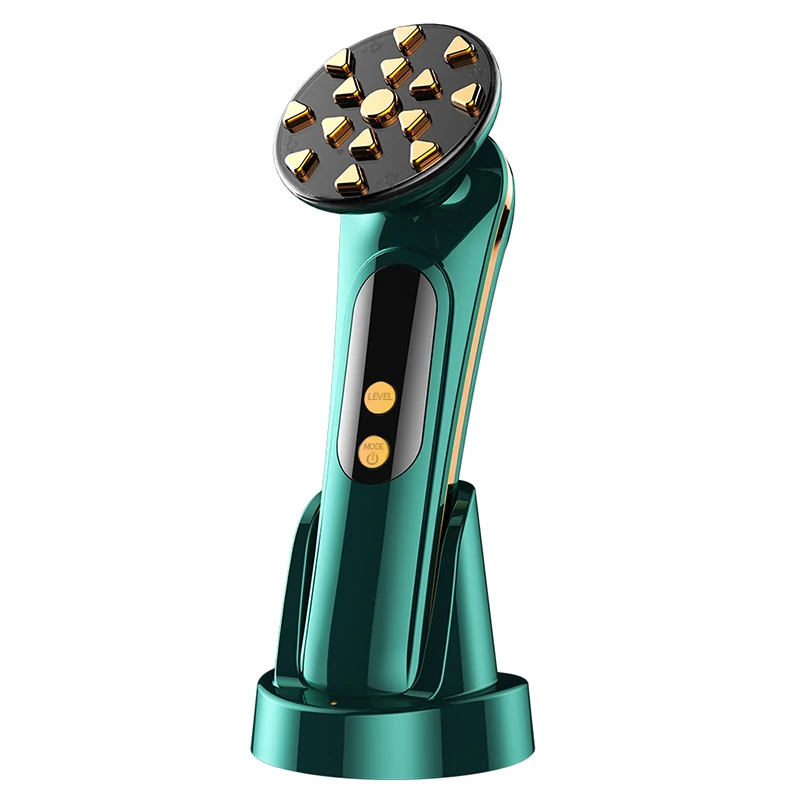 RF Facial Massage Ultrasonic EMS Face Lift Skin Tightening Vibrating Massager Beauty Salon Machine