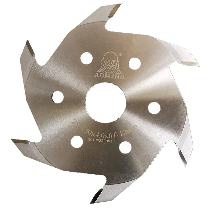 TCT finger joint cutter 250x4.0x50x6T-12mm for wood jointing