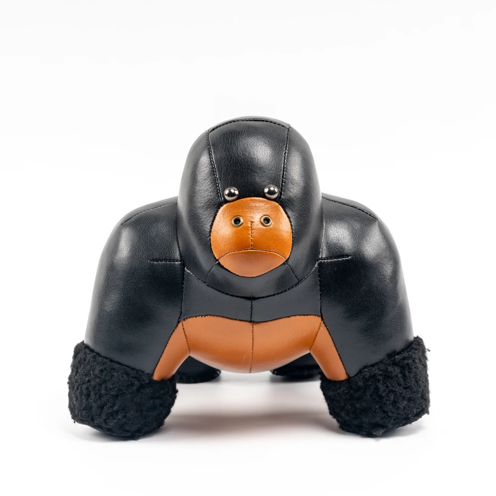 
Cozipop orangutan Animal bookends craft leather toy 