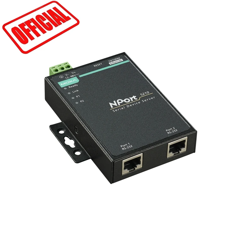 MOXA NPort 5200 серия 5210 общий серверный устройство для rs 232 ethernet конвертер оригинальный официальный