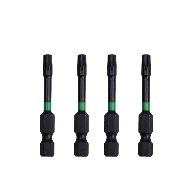 25 мм 50 100 120 150 Torx T5 T10 T15 T20 T30 T35 T40 ударные биты с цветной трубкой