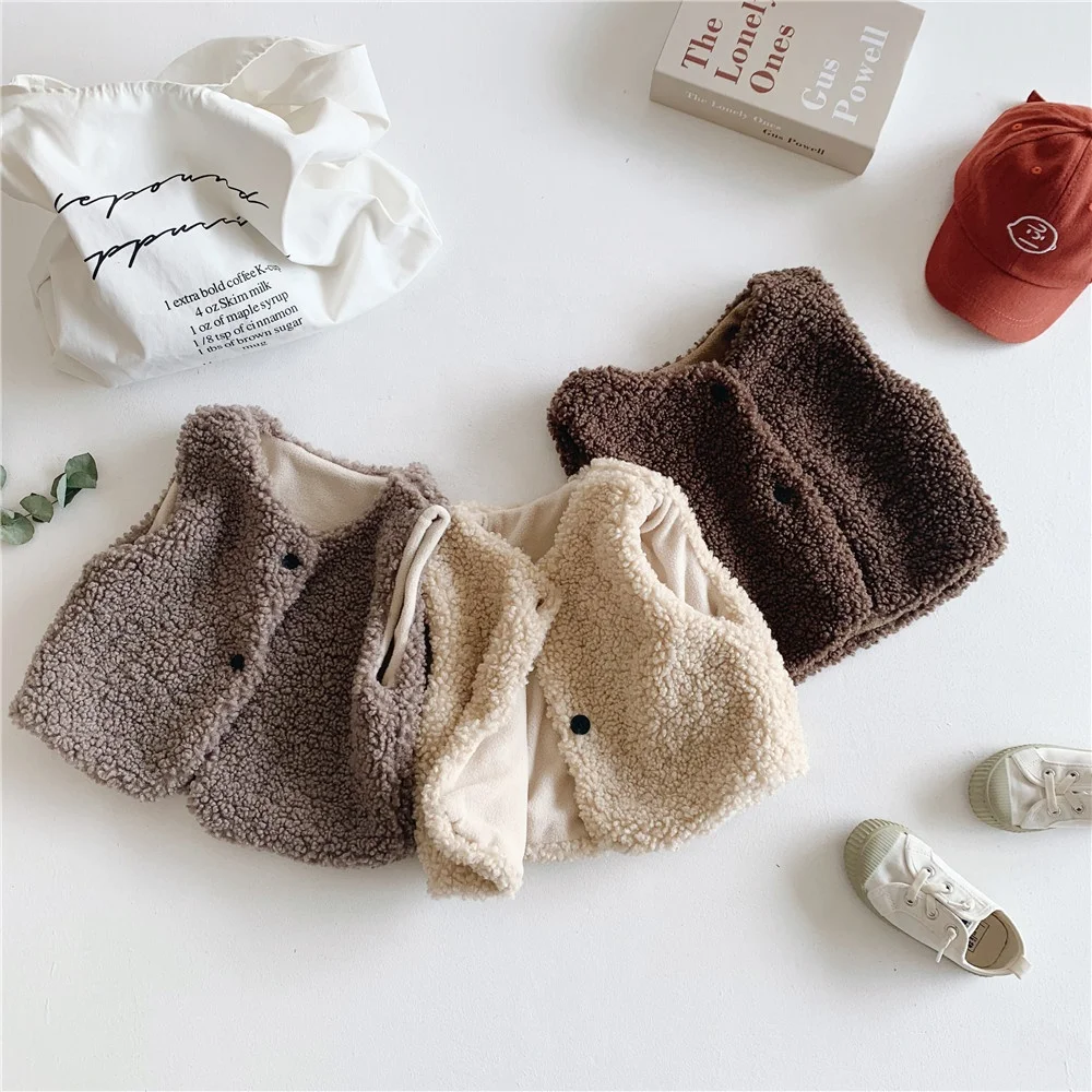 OEM оптовая продажа жилеты для мальчиков и девочек осень и зима детская одежда