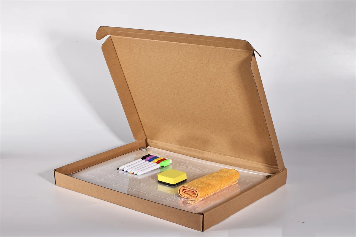 Magnetic acrylic planner monthly weekly planner Acrylic whiteboard acrylic calendar planner for fridge