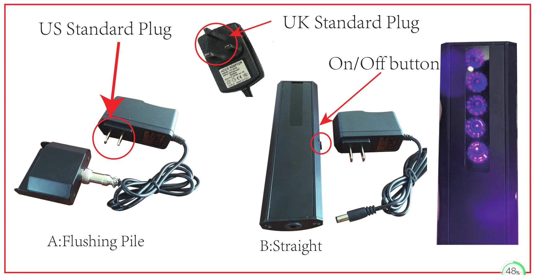 UV money detector chip detector
