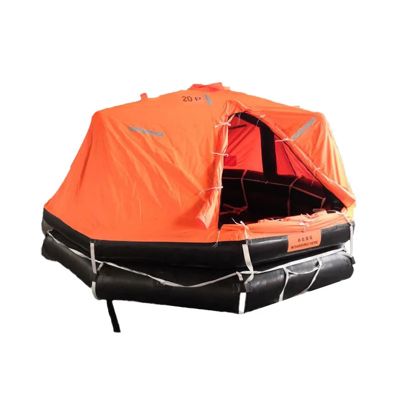 Quality Guaranteed Inflatable Liferaft of Devit-launched Type for Marine Escape