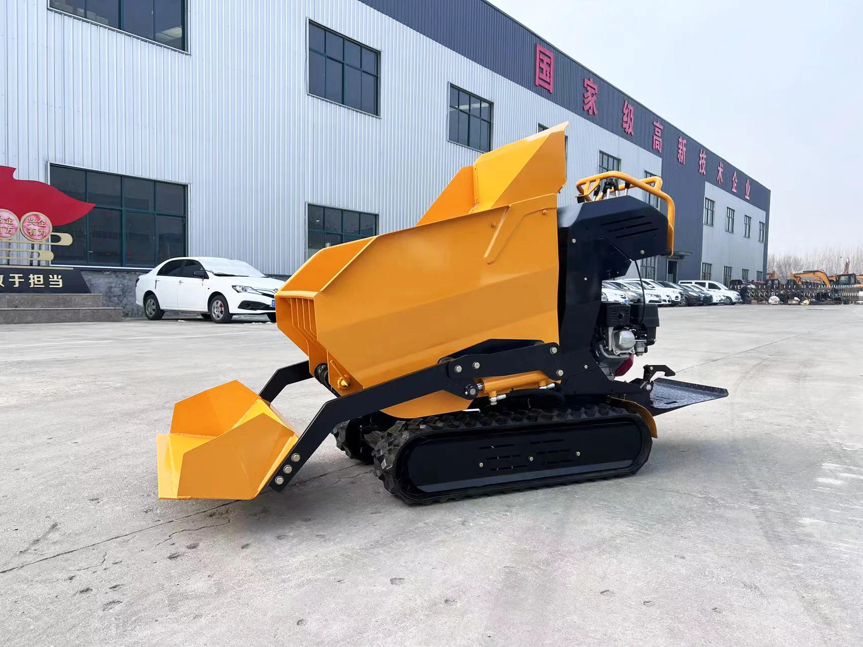 Mini dumper crawler mining dump truck 300kg dump truck for sale