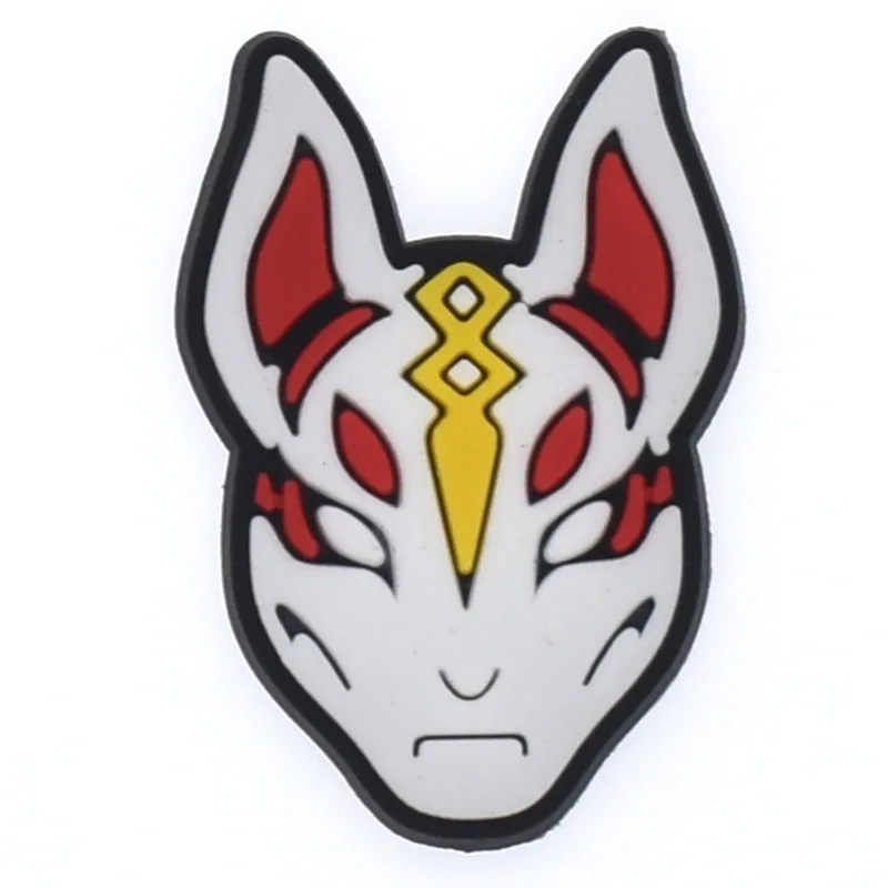 Cartoon highlights Pvc Soft Rubber Five Night At Freddy Shoe Charms Removable Shoe Buckle shoe Accessories silicone charms