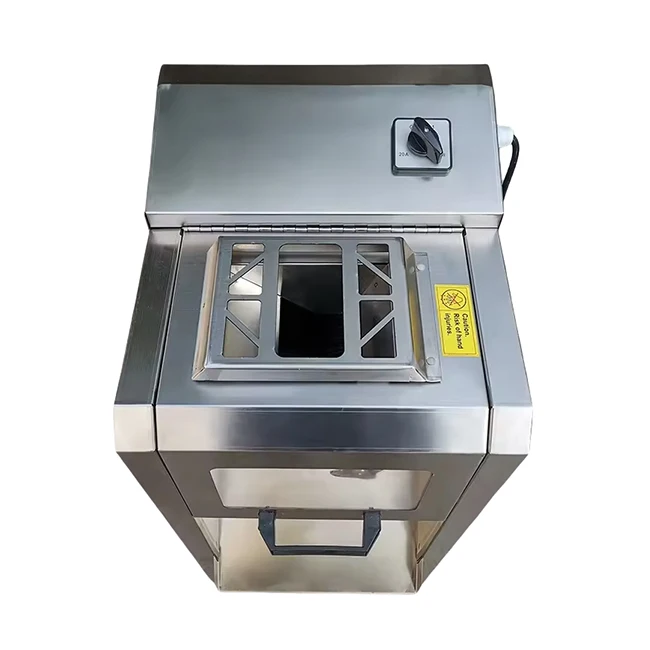 Frozen Fresh Pork Fish Diced Chicken Breast Cube Cutting Machine Electric Meat Cube Cutting Machines Chopped Meat Machine