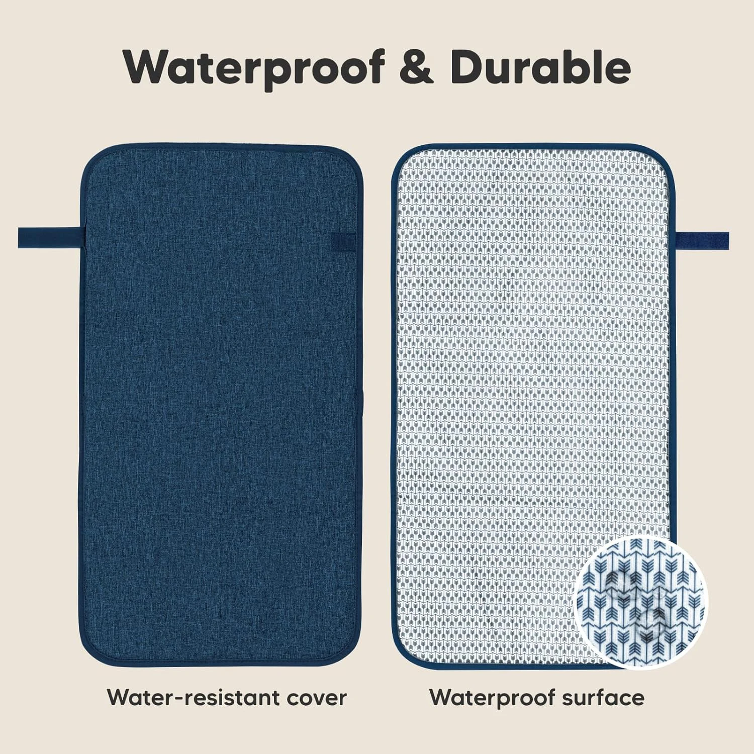 Lightweight Travel Diaper Pads Change Mat Waterproof Foldable Baby Changing Mat Portable Diaper Changing Pad