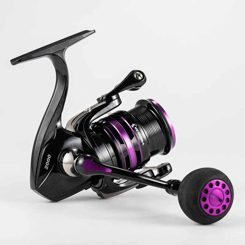 ECOODA Black Thunder Series Spinning Fishing Reel 2000/3000/4000/5000 Jigging Reel