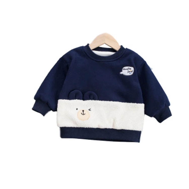 Amazon новый дизайн модные детские свитшоты с длинным рукавом для