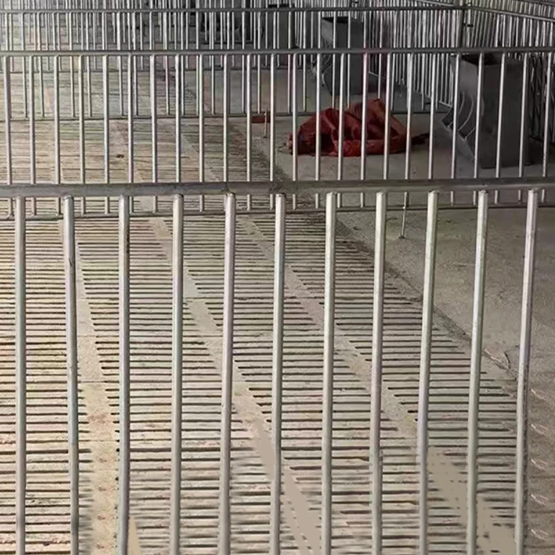 Hot Dipped Galvanizing Stainless Steel Pipe Fattening Crate/Stall for Pig Farming Equipment Animal Cages
