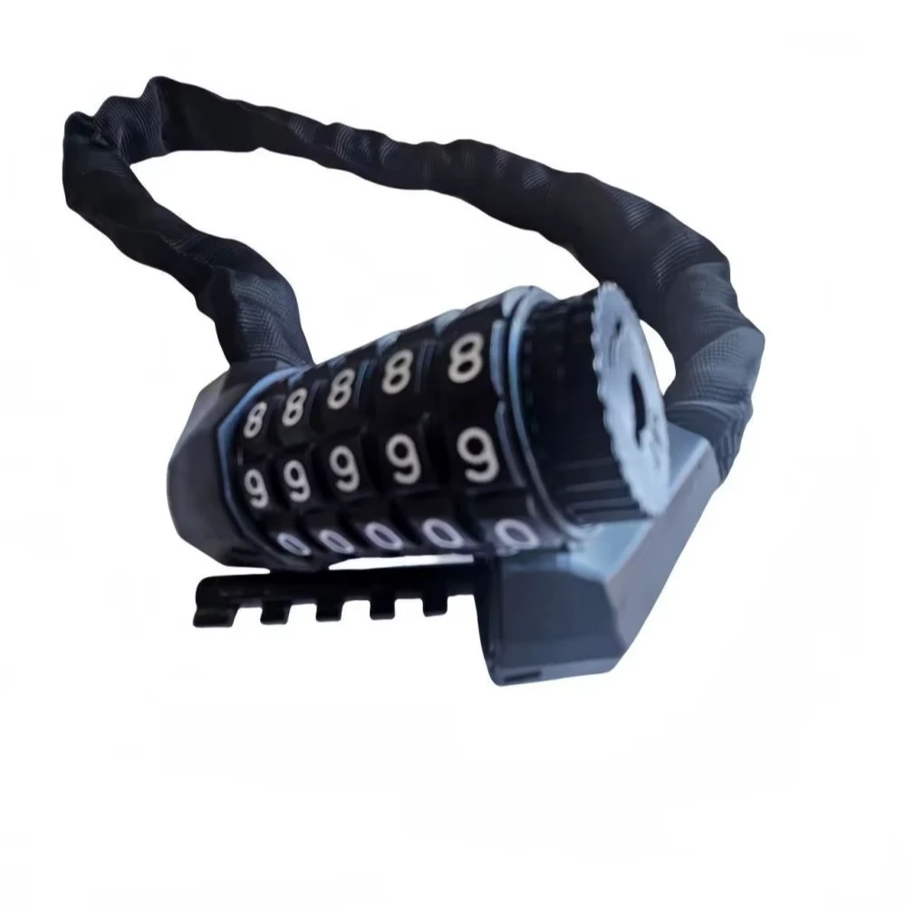 Good Quality Waterproof Bicycle Lock Anti-theft Riding Accessory Motorbike Bike 5-digit Code Chain